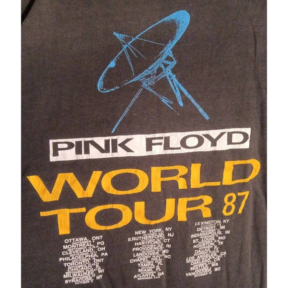 Original Pink Floyd World Tour 1987 Tshirt L - Picture 4 of 9